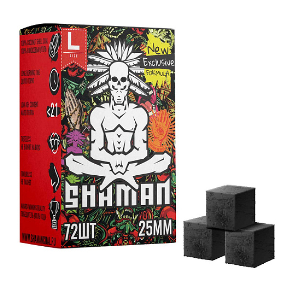 Кокосовый уголь Shaman 25мм в Калининграде