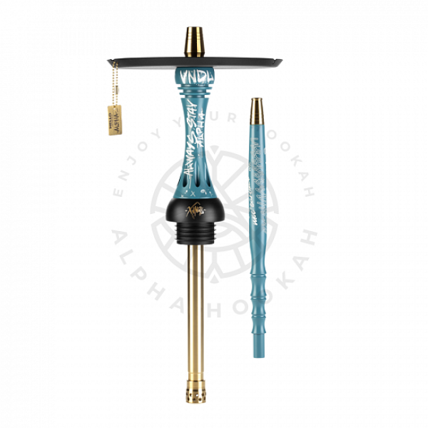 Кальян Alpha Hookah X VNDL Azure Синий (42 см) в Калининграде