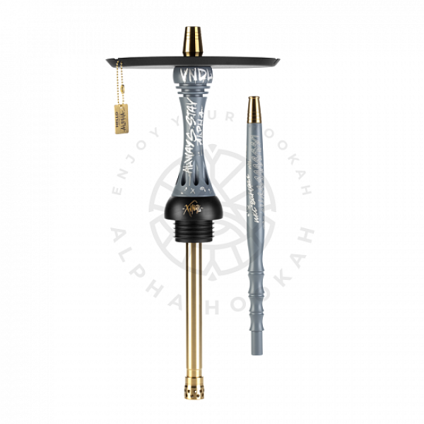 Кальян Alpha Hookah X VNDL Nardo Grey Серый (42 см) в Калининграде