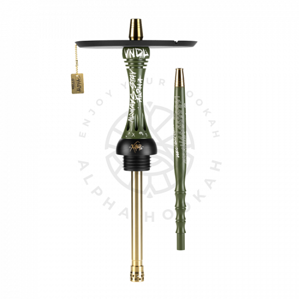 Кальян Alpha Hookah X VNDL Olive Зелёный (42 см) в Калининграде