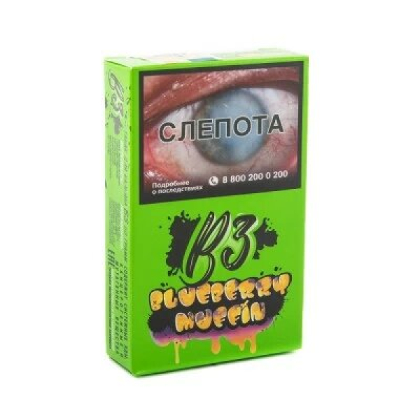 Табак B3 Blueberry Muffin (Черничный Маффин) 50 гр в Калининграде