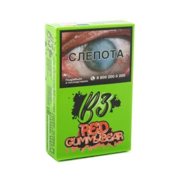 Табак B3 Red Gummy Bear (Красные Мишки Гамми) 50 гр в Калининграде
