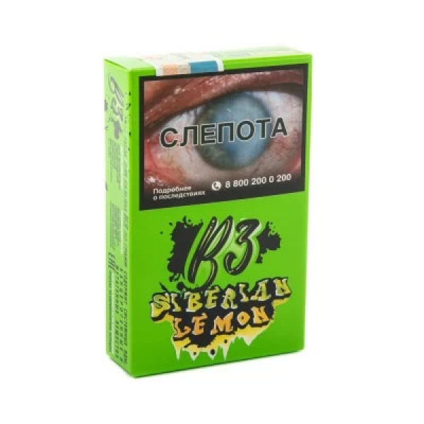 Табак B3 Siberian Lemon (Сибирский Лимон) 50 гр в Калининграде