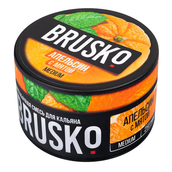 Смесь BRUSKO АПЕЛЬСИН С МЯТОЙ (MEDIUM) 250 гр в Калининграде