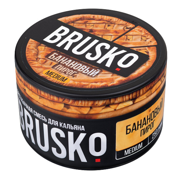 Смесь BRUSKO БАНАНОВЫЙ ПИРОГ (MEDIUM) 250 гр в Калининграде