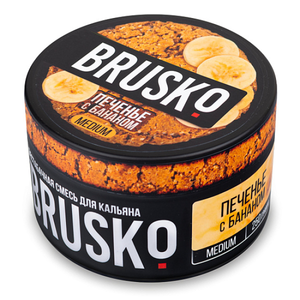 Смесь BRUSKO ПЕЧЕНЬЕ С БАНАНОМ (MEDIUM) 250 гр в Калининграде