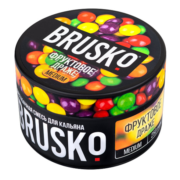 Смесь BRUSKO ФРУКТОВОЕ ДРАЖЕ (MEDIUM) 250 гр в Калининграде