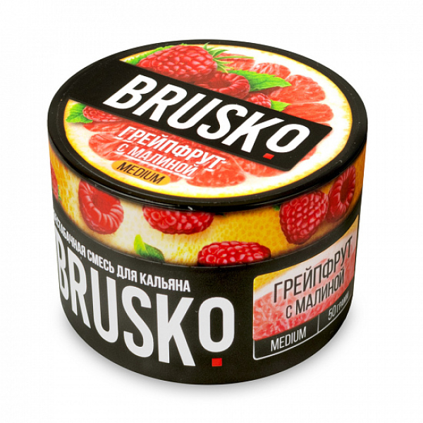 Смесь Brusko Medium Грейпфрут с малиной 50 грамм в Калининграде
