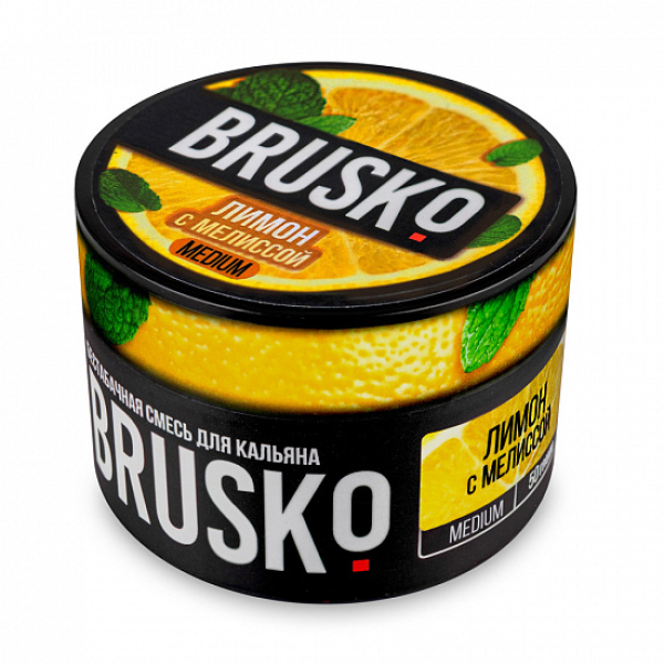 Смесь Brusko Medium Лимон мелисса 50 грамм в Калининграде