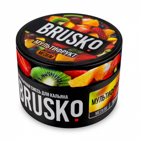 Смесь Brusko Medium Мультифрукт 50 грамм в Калининграде