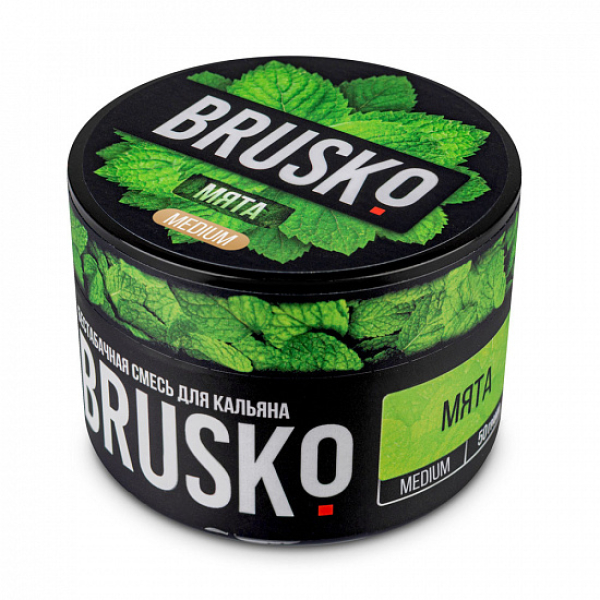 Смесь Brusko Medium Мята 50 грамм в Калининграде