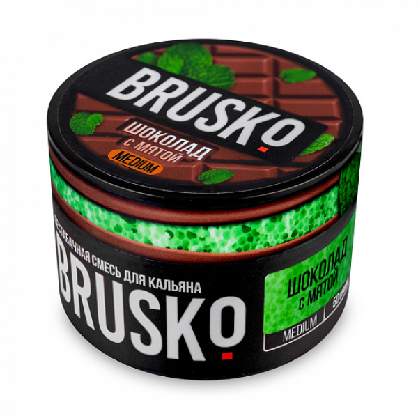 Смесь Brusko Medium Шоколад с мятой 50 грамм в Калининграде