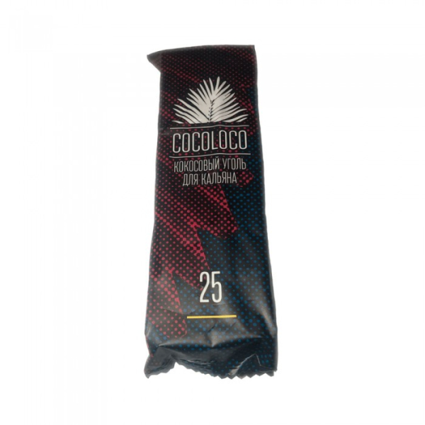 Кокосовый уголь Cocoloco 25мм - 12 шт. в Калининграде