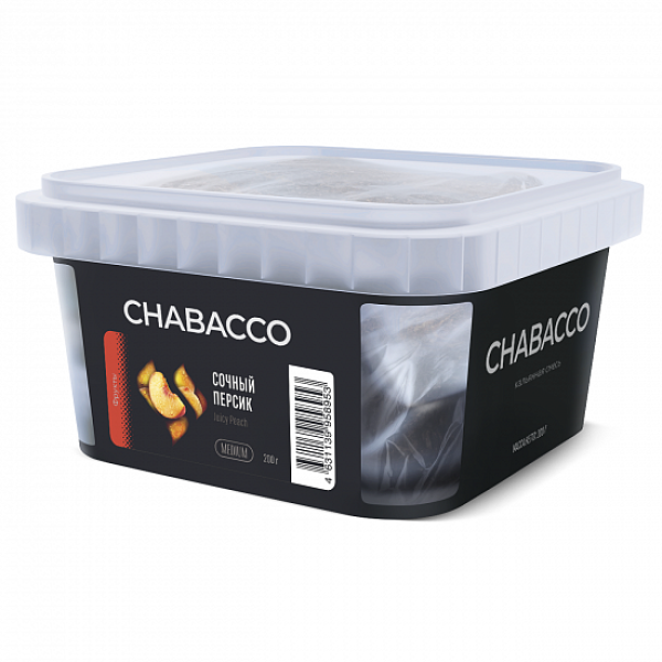 Смесь Chabacco Medium Juicy Peach (Сочный Персик) 200 гр в Калининграде