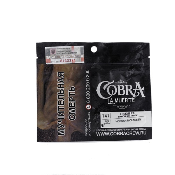 Табак Cobra La Muerte Lemon Pie 40 гр в Калининграде