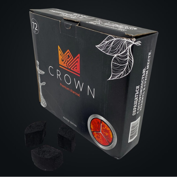 Уголь Crown KALOUD edition для кальяна (72 шт.) в Калининграде