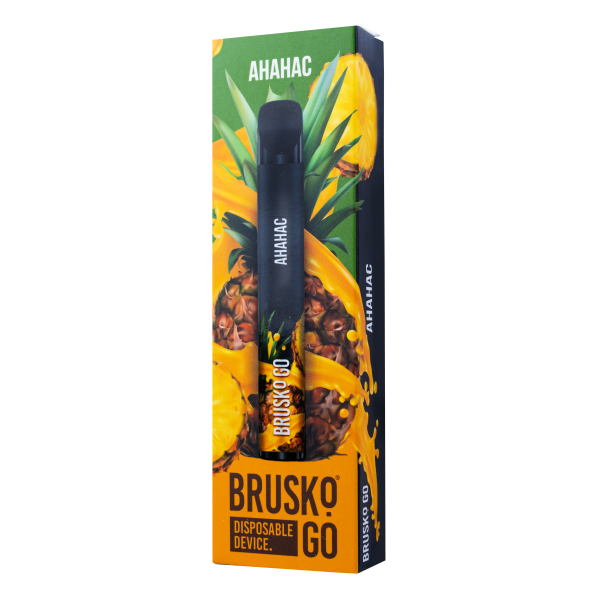 Одноразовая электронная сигарета Brusko Go Ананас 800 затяжек в Калининграде