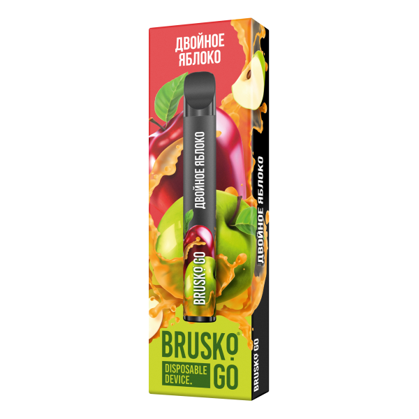 Одноразовая электронная сигарета Brusko Go Двойное яблоко 800 затяжек в Калининграде