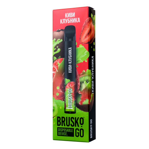 Одноразовая электронная сигарета Brusko Go Киви Клубника 800 затяжек в Калининграде