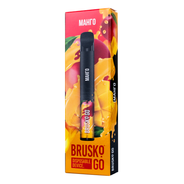 Одноразовая электронная сигарета Brusko Go Манго 800 затяжек в Калининграде