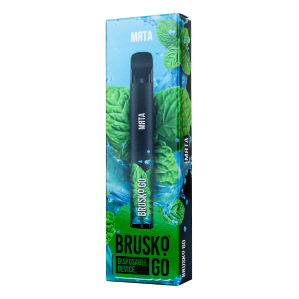 Одноразовая электронная сигарета Brusko Go Мята 800 затяжек в Калининграде