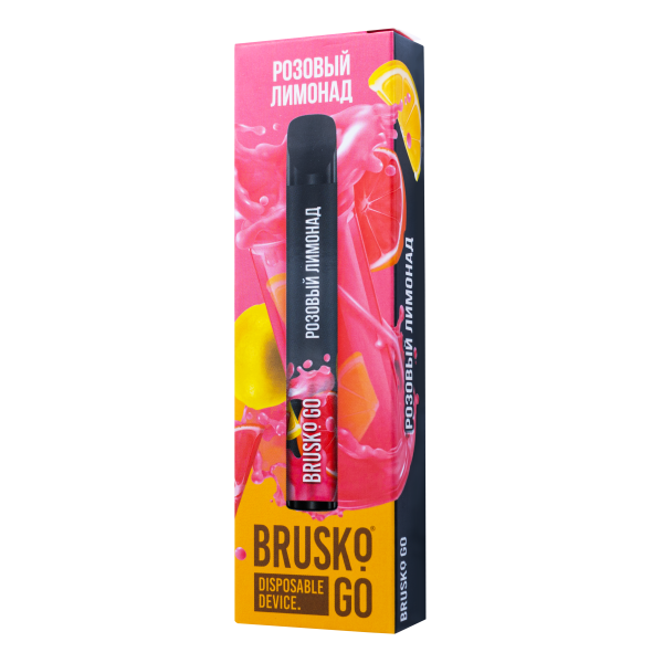 Одноразовая электронная сигарета Brusko Go Розовый Лимонад 800 затяжек в Калининграде