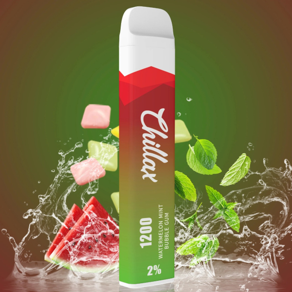 Chillax Watermelon Mint bubble gum (Арбуз Мятная жвачка), 1200 тяг в Калининграде
