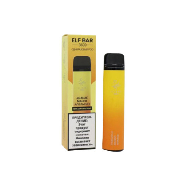 Elfbar (3600 (Ананас манго апельсин)), 3600 тяг в Калининграде