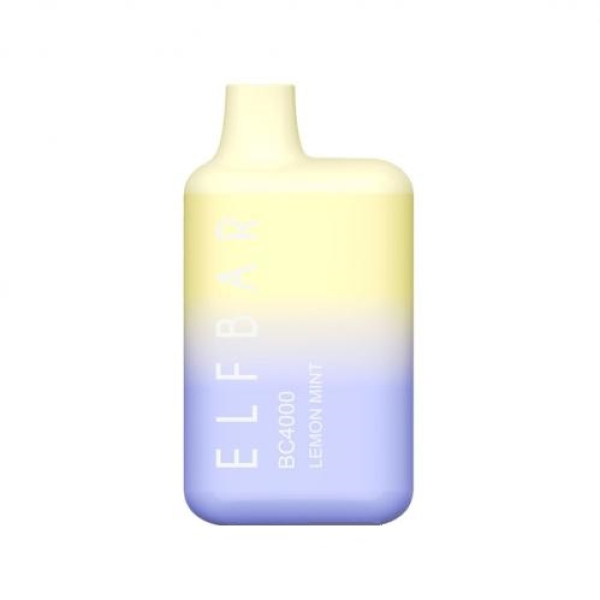 Elf Bar BC4000 Lemon Mint (Лимон с мятой), 4000 тяг в Калининграде