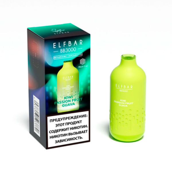 Elfbar BB3000 Киви маракуйя гуава, 3000 тяг в Калининграде