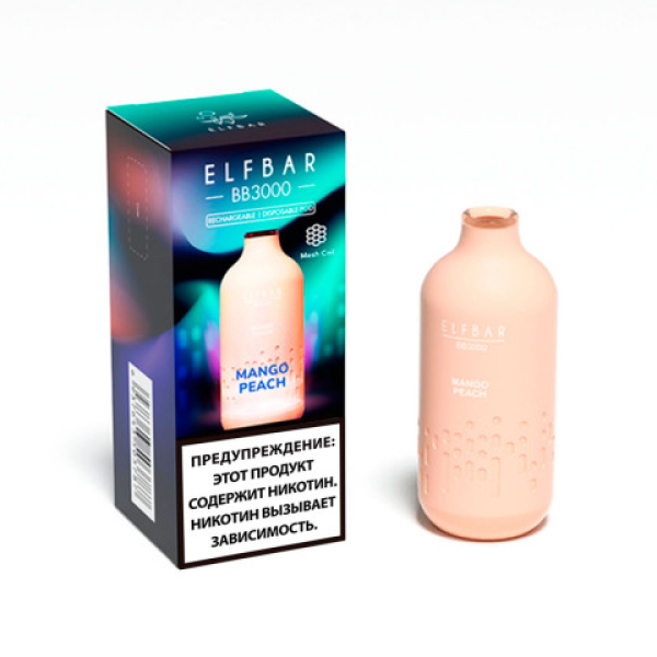 Elfbar BB3000 Манго персик, 3000 тяг в Калининграде