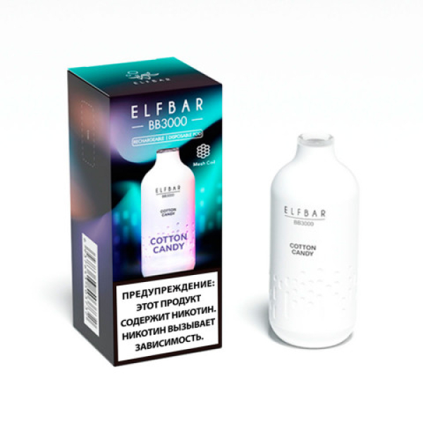 Elfbar BB3000 Сахарная вата, 3000 тяг в Калининграде
