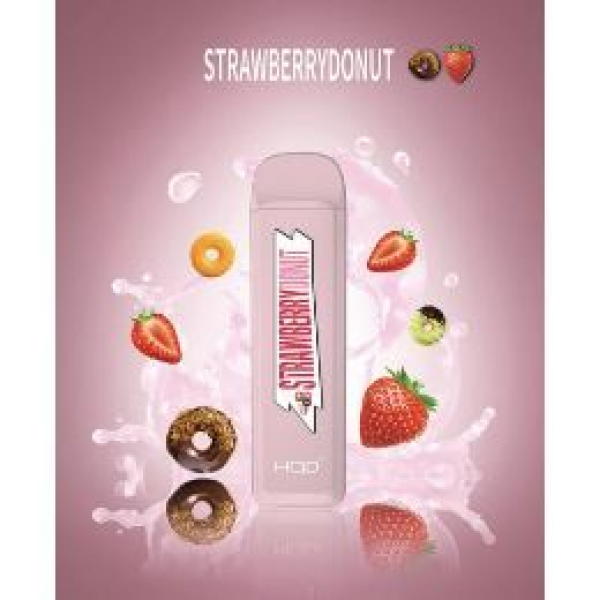 HQD MEGA Strawberry Donut (Клубничный Пончик), 1800 тяг в Калининграде