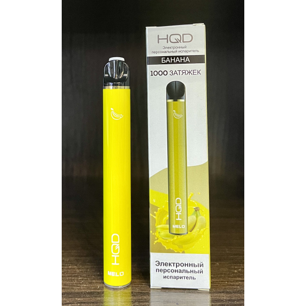 HQD melo banana (банан) 1000 затяжек в Калининграде