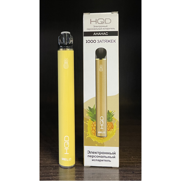 HQD melo pineapple (ананас) 1000 затяжек в Калининграде