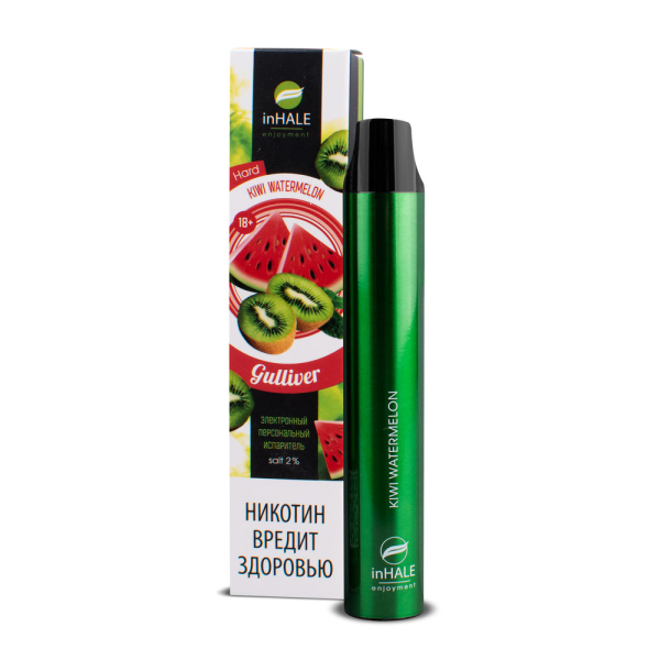 inHale Guliver Hard Kiwi Watermelon (Киви Арбуз) 1500 затяжек в Калининграде