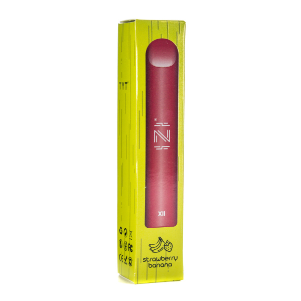Одноразовая электронная сигарета IZI X2 Strawberry Banana (Клубника Банан) 800 затяжек в Калининграде