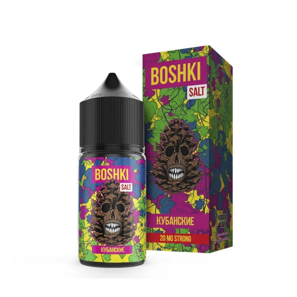 Жидкость BOSHKI Salt Кубанские (Виноград черника хвоя) (30 мл, 20 мг/мл) в Калининграде