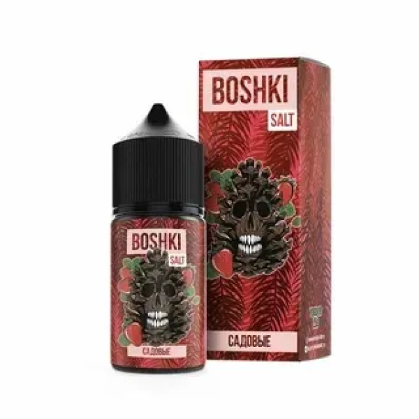 Жидкость BOSHKI Salt Садовые (клубника хвоя) (30 мл, 20 мг/мл) в Калининграде