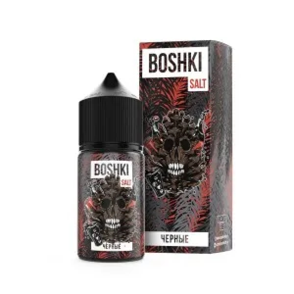 Жидкость BOSHKI Salt Черные (кола хвоя) (30 мл, 20 мг/мл) в Калининграде