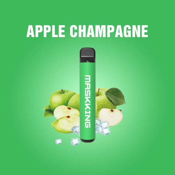 Одноразовая электронная сигарета Maskking High Pro Apple Champagne (Яблочное Шампанское) 1000 затяжек в Калининграде