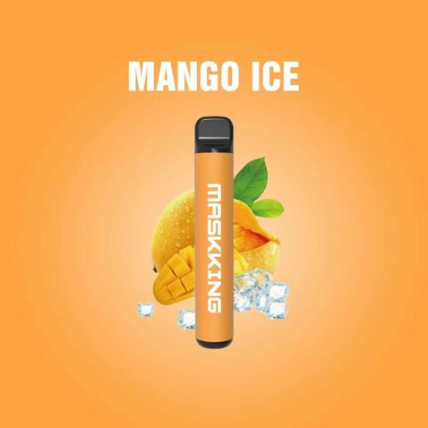 Одноразовая электронная сигарета Maskking High Pro Mango Ice (Манговый Лёд) 1000 затяжек в Калининграде