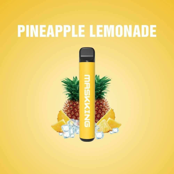 Одноразовая электронная сигарета Maskking High Pro Pineapple Lemonade (Ананасовый Лёд) 1000 затяжек в Калининграде