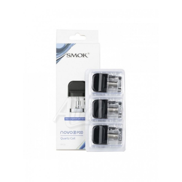 Упаковка картриджей NOVO 2 Quartz 1.4 ohm 2ml Coil Pod  by SMOK (в упаковке 3 шт) в Калининграде