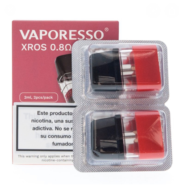 Упаковка картриджей Vaporesso XROS Series 0.8 ohm Pod 2 ml (в упаковке 2 шт) в Калининграде