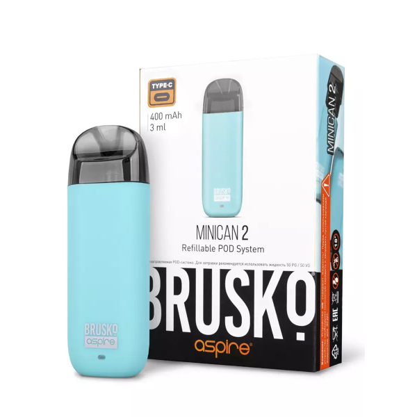 Brusko MINICAN 2 (400 мАч, Бирюзовый) в Калининграде