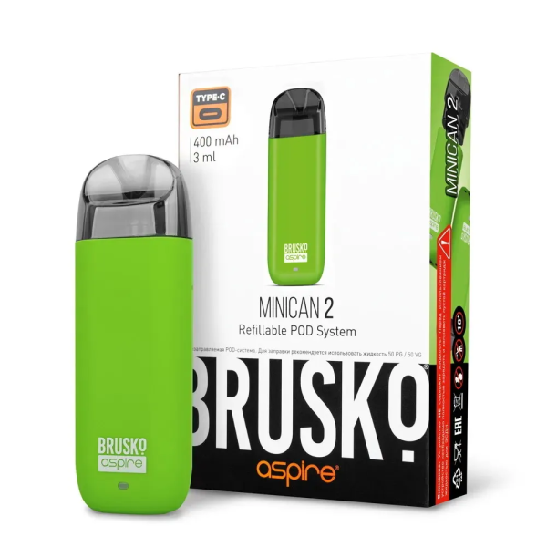 Brusko MINICAN 2 (400 мАч, Зеленый) в Калининграде