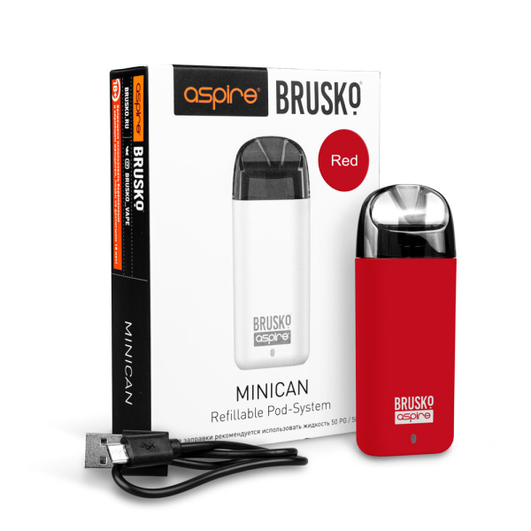 Brusko MINICAN plus (850 мАч, Красный) в Калининграде