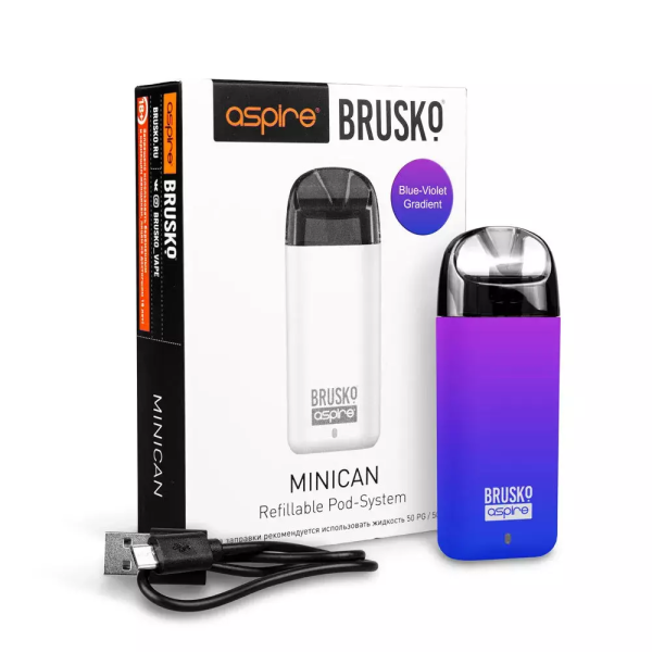 Brusko MINICAN (350 мАч, Синий,фиолетовый) в Калининграде