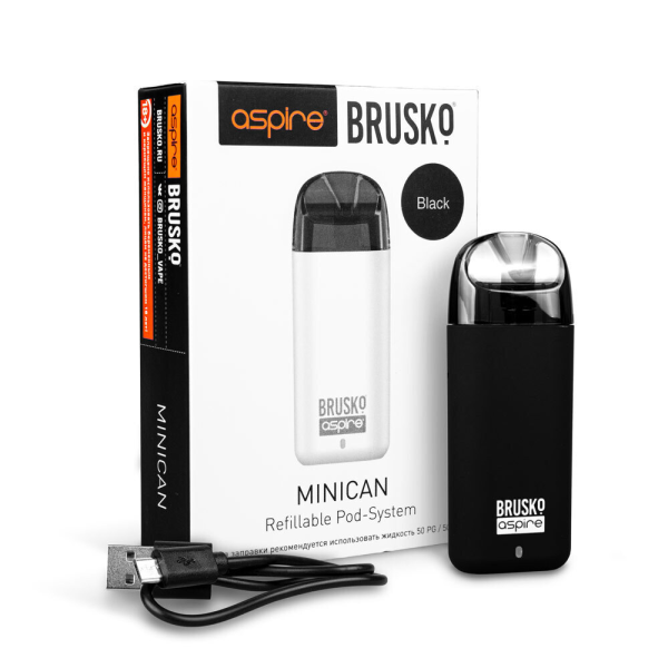 Brusko MINICAN (350 мАч, Черный) в Калининграде